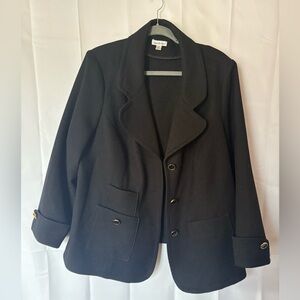 NWOT Joan Rivers Black Blazer with Pockets - Size 2X
